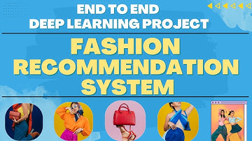 Fashion Recommendation System | Deep Learning Project Using Tensorflow/Keras