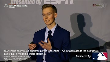 SSAC20: NBA Lineup Analysis on Clustered Player Tendencies...  modeling lineup efficiency