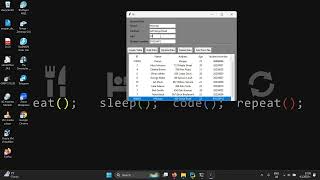 Student Database Management  System GUI app written in python