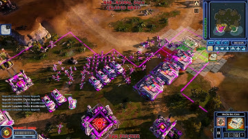 (Rush Mode) CnC Red Alert 3 ScienceMod 2vs3 Empire vs Allies,Empire,Soviets Compstomp #3(4K Gaming)