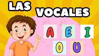 LAS VOCALES - Palabras que inician con las vocales [Video educativo para niños]