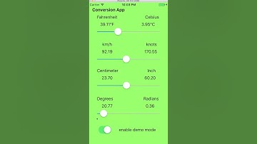 iOS Swift Conversion App
