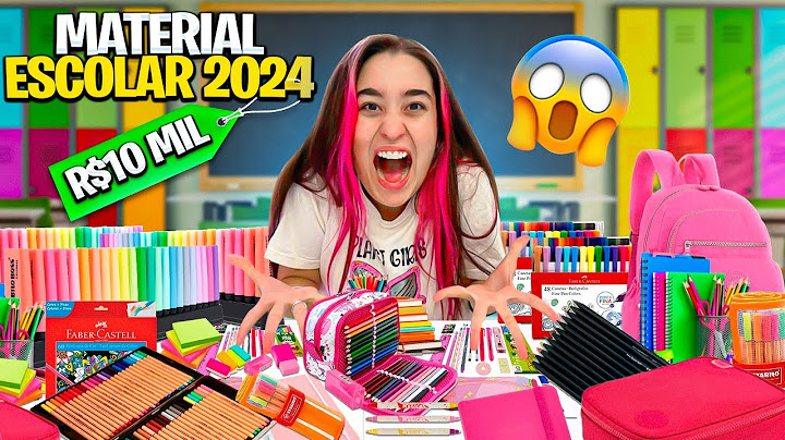 COMPREI 10.000 MIL REAIS EM MATERIAL ESCOLAR 2024