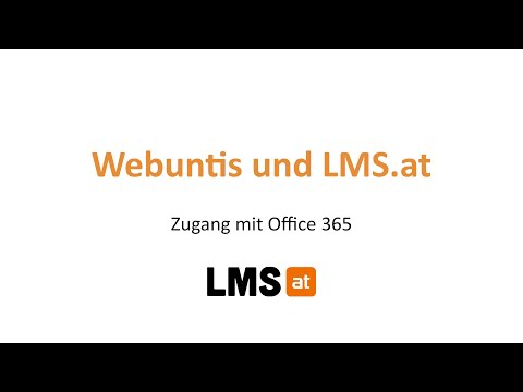 WebUntis und LMS.at mit Office 365 - Zugang nutzen (Single - SignOn)