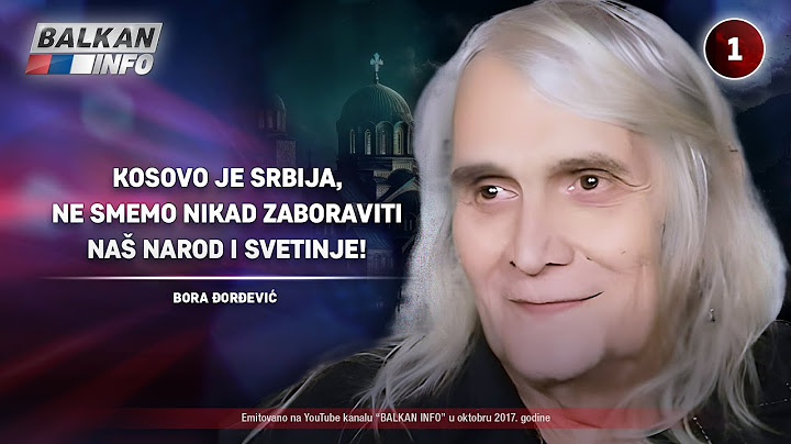 INTERVJU: Bora Đorđević - Kosovo je Srbija, ne smemo nikad zaboraviti narod i svetinje! (10.10.2017)