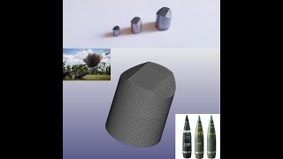 Fragment Simulating Projectile in 5 minutes for impact applications (LS DYNA ls prepost tutorial)