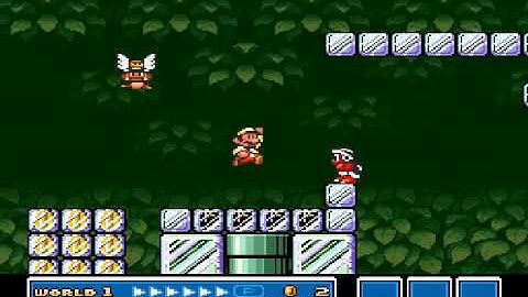 SMB3 for Super Mario All-Stars Custom Level #387 - World 7-1 (NSMBR)