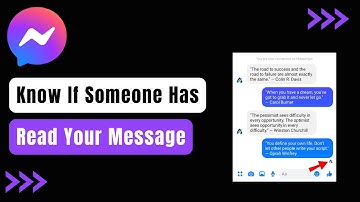 How to Know If Someone Has Read Your Messages in Messenger !!