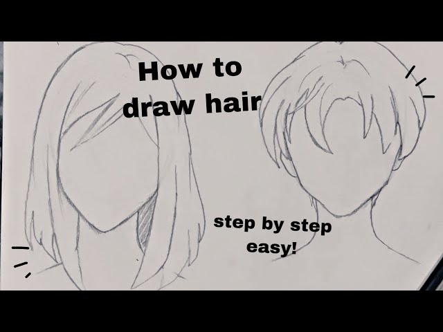 HOW TO DRAW ANIME STYLE HAIR by Miniuxtips - Make better art