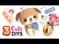 3 CUTE DIYs That Help Against Anxiety & Back To School Stress!! DIY Room Decor, Needlefelt, Resin