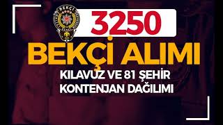 3.250 Bekçi̇ Alim Şartlari Nedi̇r, Nasil Başvuru Yapilir? 27.04.2022