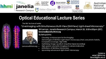OIG-ABG Lecture 1 - Live Imaging with Simultaneous Multi-View (SiMView) Light-sheet Microscopy