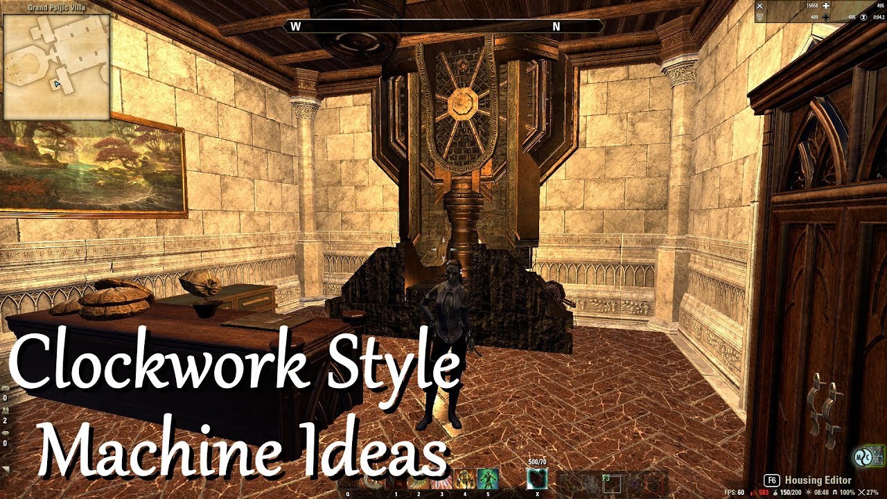 Clockwork Style Machine Ideas ESO Housing Ideas & Tips YouTube