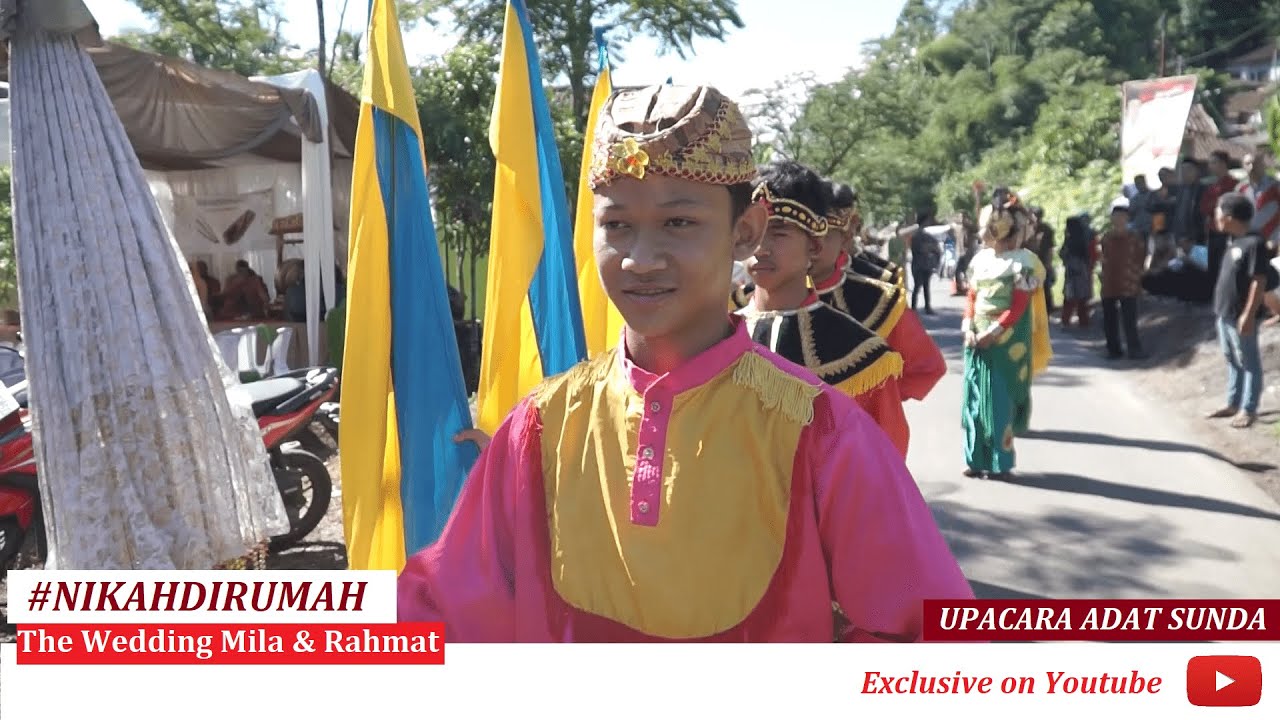 Upacara Adat Sunda Mapag Calon Panganten #NikahDiRumah Mila & Rahmat #Traditional #Music #MerakDance