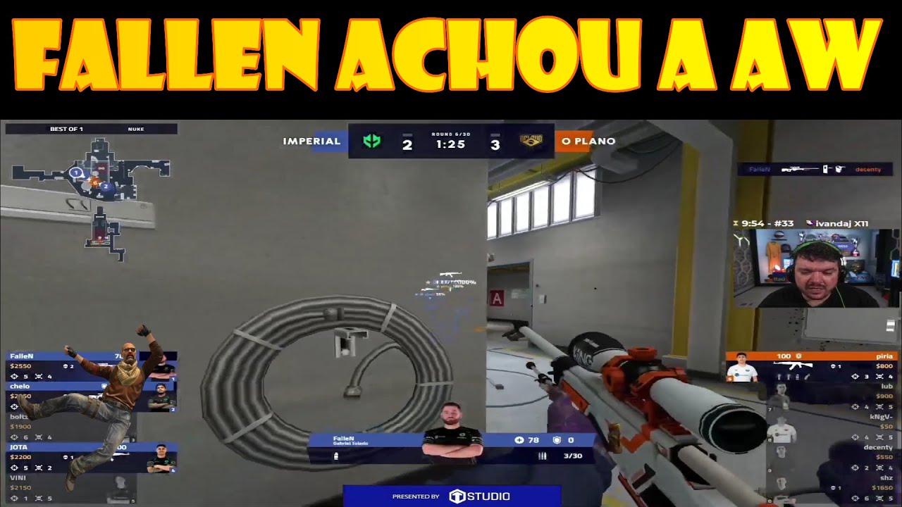 CHELO NÃO DROPOU ...MAS O FALLEN ACHOU A AW DELE RSRSRS - YouTube