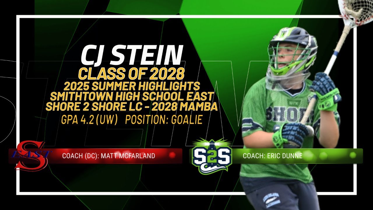 CJ Stein - 2025 Summer Lacrosse Highlights