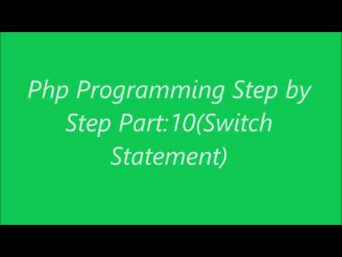 Php Programming (Switch  Statement) Tutorial Bangla