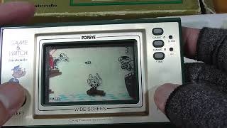 Nintendo Game & Watch Wide Screen Popeye SN 08912472 - YouTube