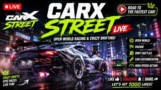 🔴 LIVE | CarX Street 🚗🔥 | Open World Racing & Crazy Drifting | Road to the Fastest Car! screenshot 5
