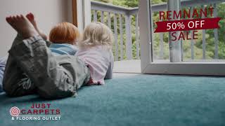 Just Carpets and Flooring 50 Percent Off Remnants Sale January 2020