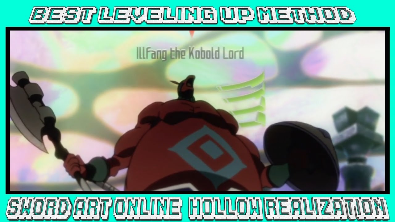 SWORD ART ONLINE HOLLOW REALIZATION BEST WAY TO LEVEL UP
