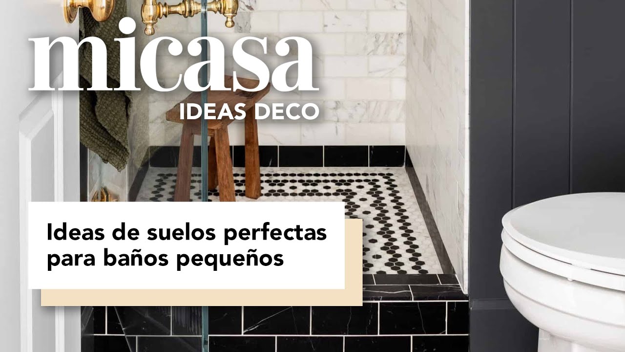 Ideas de suelos perfectas para baños pequeños | DecoraciónTV - YouTube