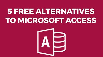 5 alternativas gratuitas a Microsoft Access