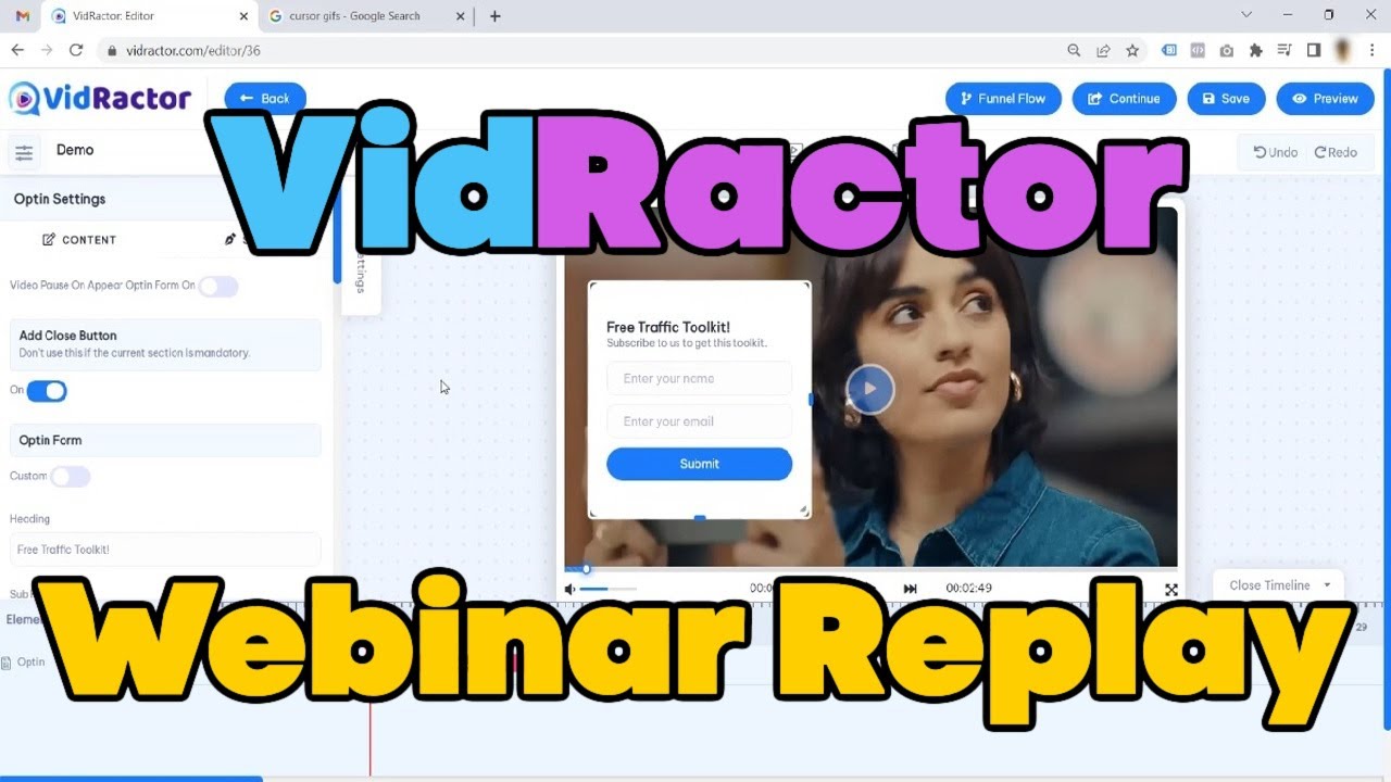 VidRactor Review Webinar Replay Demo Bonus - Create Video Funnels & Sell as a Service