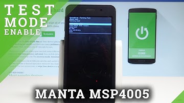 How to Activate Test Mode in MANTA MSP4005 - Secret Feature / Hardware Test