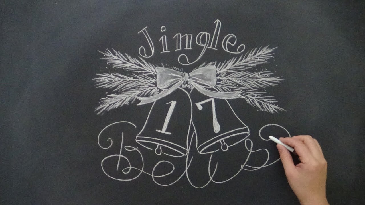 チョークアート１７日目 動画で見るアドベントカレンダー アップしました ﾁｮｰｸｱｰﾄ Atoa アトア 日記