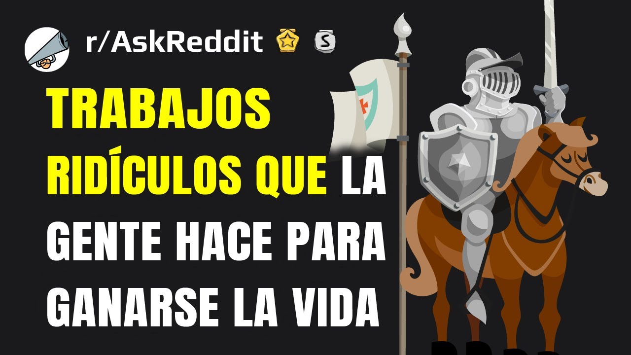 ¿Qué es lo más ridículo que hace alguien como trabajo? - YouTube