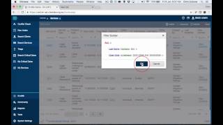 CLASS Search Filter Builder