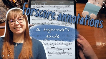 Forscore Annotations: A Beginner