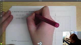 Math 8R: Unit 4 Lesson 5 Solving Systems of Linear Equations Algebraically-Substitution