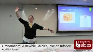 BSidesCHS 2016: "OMNOMNOM: A Newbie Chick’s Take on InfoSec" - April M. Jones
