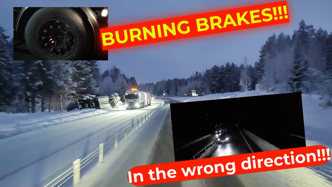 Płonące hamulce!!! Cysterna z paliwem w rowie!!! Jazda pod prąd! Vlog#5/2026 