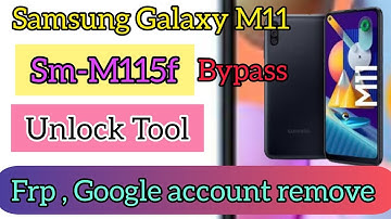 Samsung Galaxy M11 (SM-M115F). Remove Google Account, Bypass FRP. One Click UnlockTool. Star Mobile