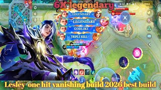 LESLEY ONE HIT KILL VANISHING BUILD 2026 BEST BUILD