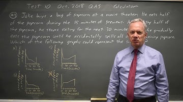 SAT Test 10: Interpreting graphs - question #4-3
