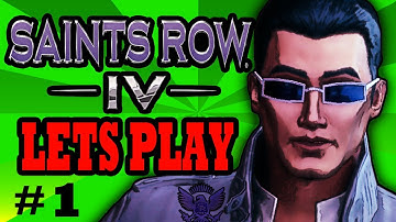 Saints Row 4 Gameplay - Co-Op PC with BelowTheShoe Part 1 - Two Idiots Shooting at Terrorists