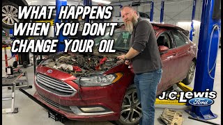 WHAT HAPPENS WHEN YOU DON’T CHANGE YOUR OIL?!?