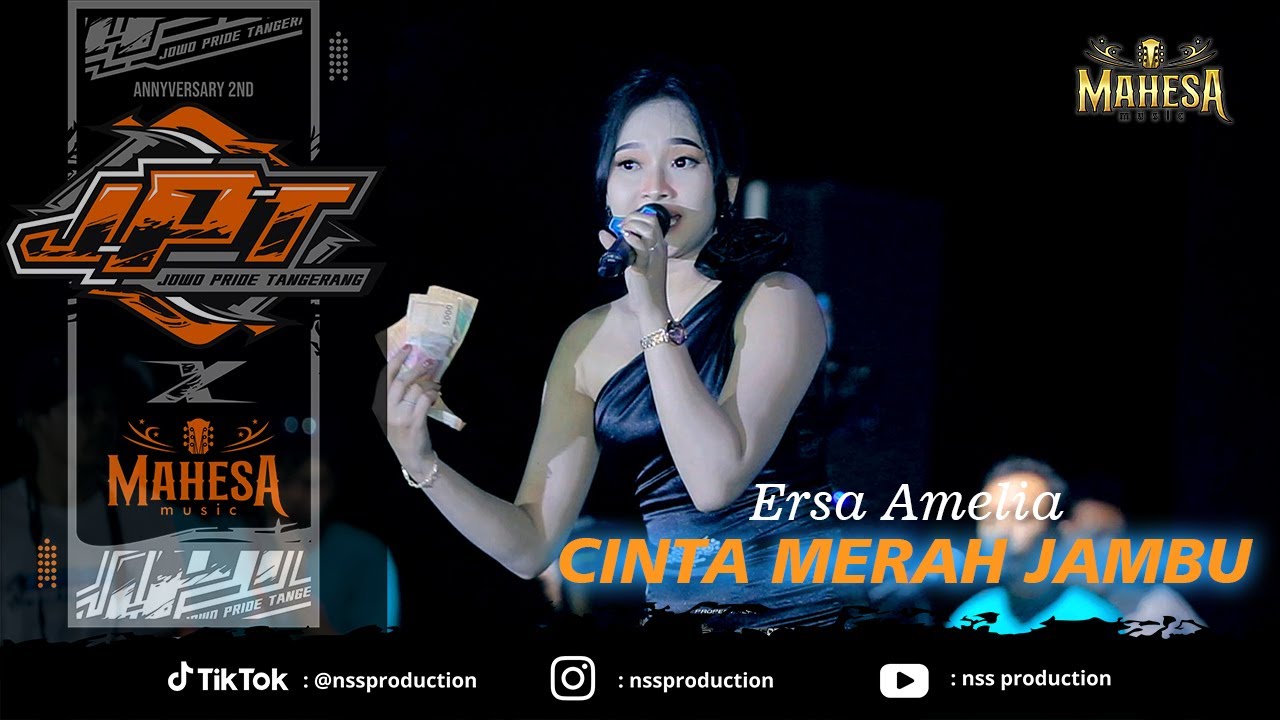 ERSA AMELIA - CINTA MERAH JAMBU | MAHESA MUSIC LIVE ANIV 2nd JOWO PRIDE TANGERANG