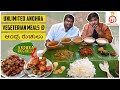 Unlimited Andhra Veg Meals | Andhra Ruchulu | Kannada Food Review | Unbox Karnataka