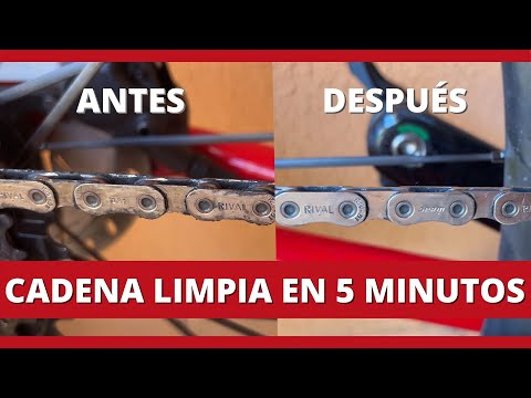 Video: Cómo limpiar la cadena y la transmisión de tu bicicleta en 5 minutos