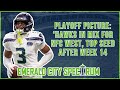Tied Atop NFC Standings, Seattle Seahawks CONTROL OWN DESTINY With Four Games Left