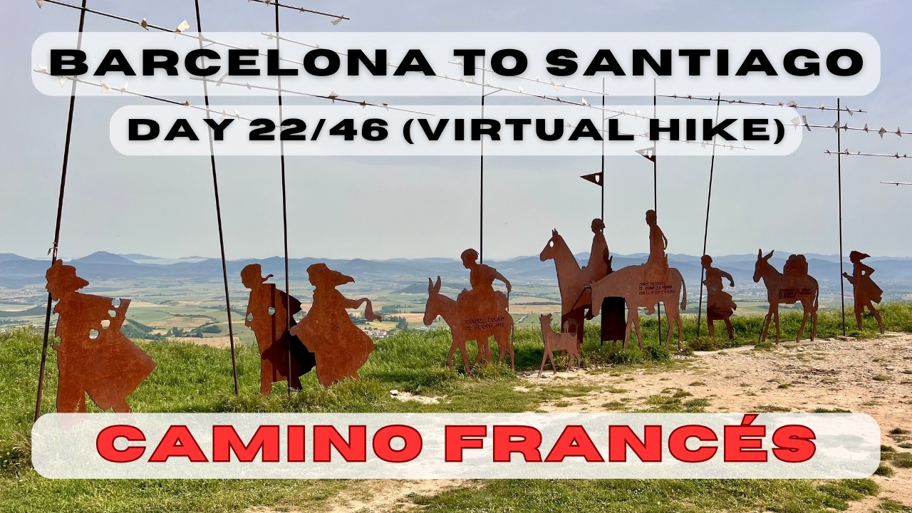 Day 22: Barcelona to Santiago - Pamplona to Puente la Reina (Camino Catalan, Aragones, Frances)