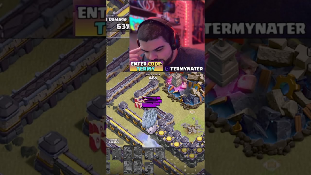 The Booger was the last one left... (Clash Of Clans)