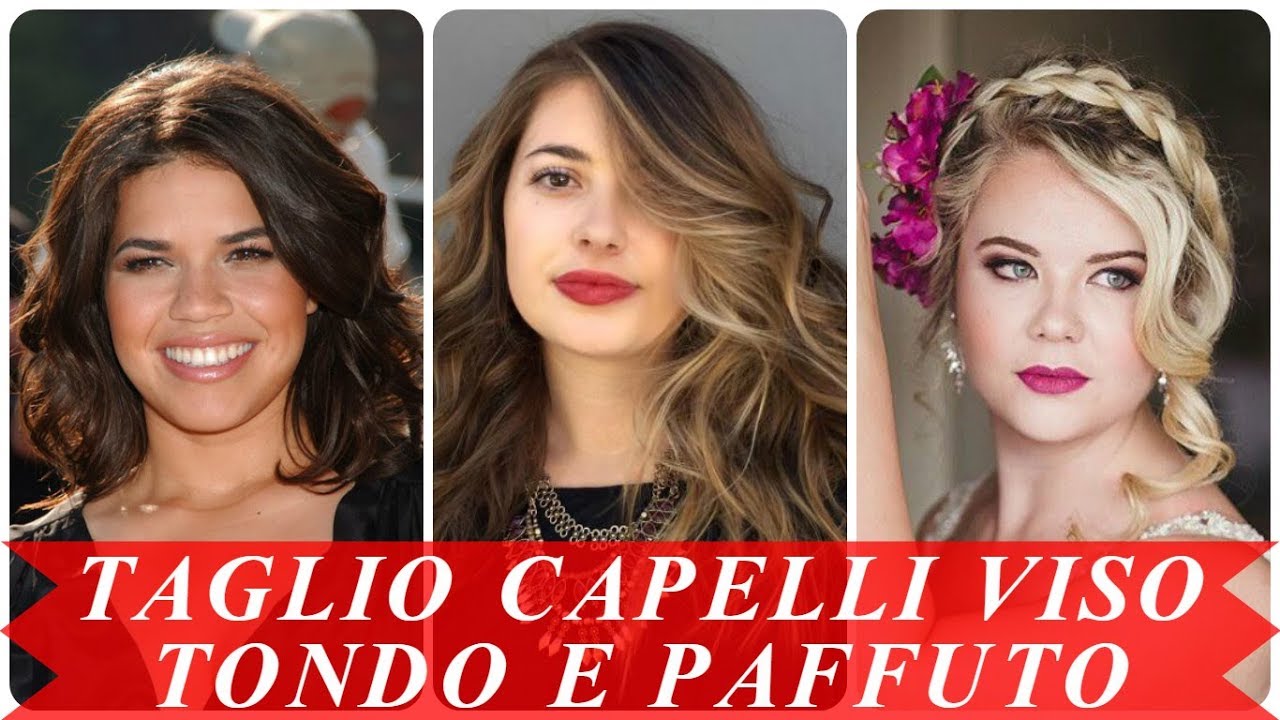 Modelli di taglio capelli viso tondo e paffuto - YouTube