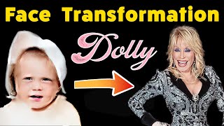 Celebrity Dolly Parton Face Transformation 🦋 From Small Town Girl to Superstar!  Edu Wealth