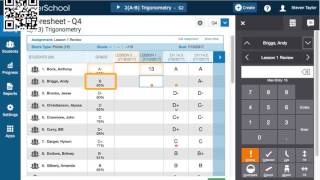 3 PowerTeacher Pro   Using the Scoresheet (PowerSchool)